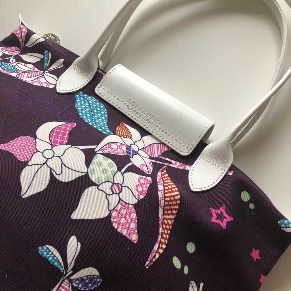 Long Champ floral Bag - Picture 5 of 5